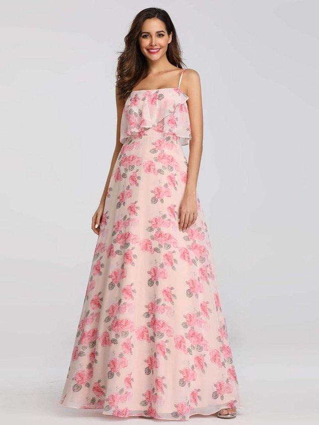 Preview of the first image of New Ever Pretty Pink Floral Occasion Dresses.
