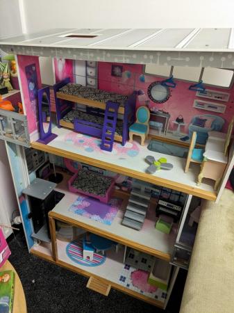 Image 3 of Wooden Barbie House and furniture