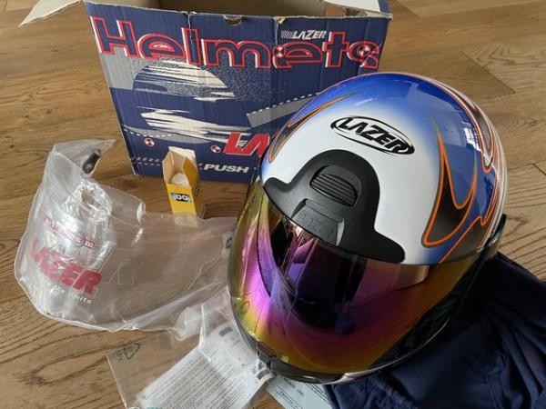 Image 1 of Lazer Fiberone Mach 2 motorbike helmet