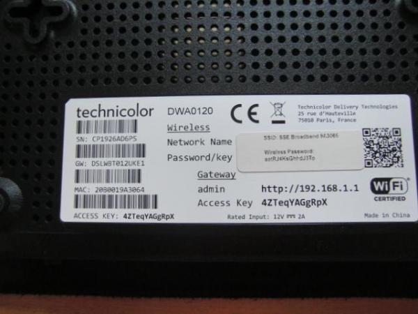 Image 3 of Technicolor Wi-Fi .11ac Ultra-Broadband Router