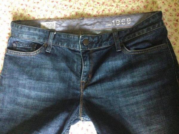Image 3 of Vintage GAP 1969 Real Straight Jeans W34, L30