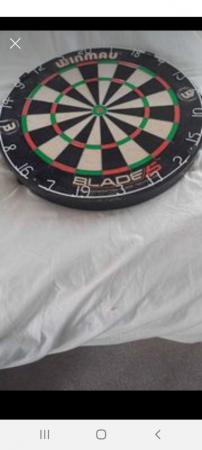 Image 2 of Signed dartboard for sale