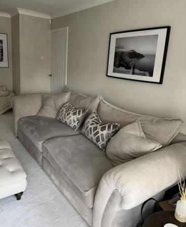 Image 1 of Neutral 4 seater sofa from DFS
