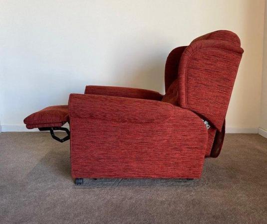 Image 13 of LUXURY ELECTRIC RISER RECLINER TERRACOTTA CHAIR CAN DELIVER