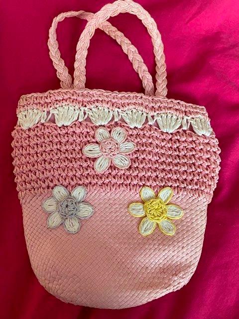 Preview of the first image of Pink Girls bag for dress up or play.