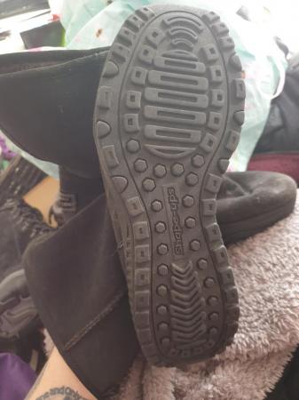 Image 1 of Sketchers shape up suede boots size 5
