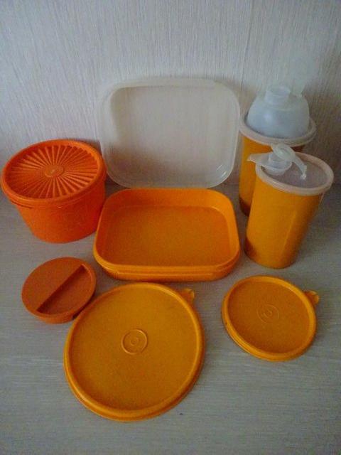 Preview of the first image of ORANGE TUPPERWARE-COLLECT ONLY PLEASE.