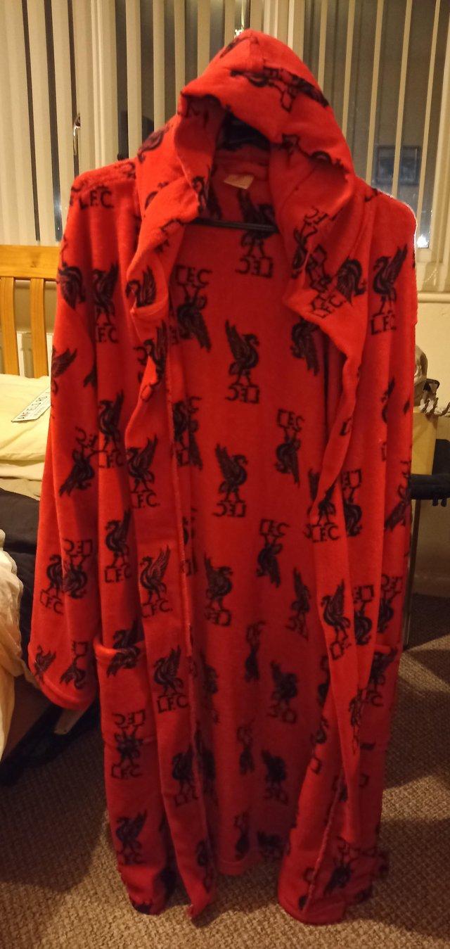 Preview of the first image of Liverpool FC dressing gown.....