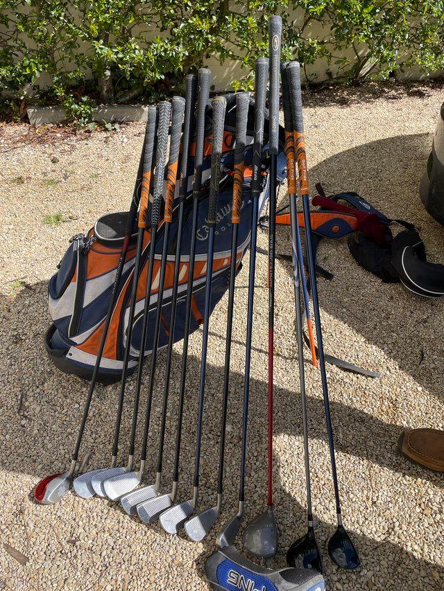 Preview of the first image of Quality clubs with Callaway Bag.