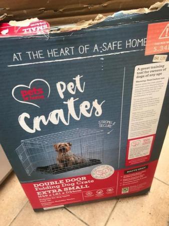 Image 5 of Dog Crate only used twice two opening doors  Pets at Home  e