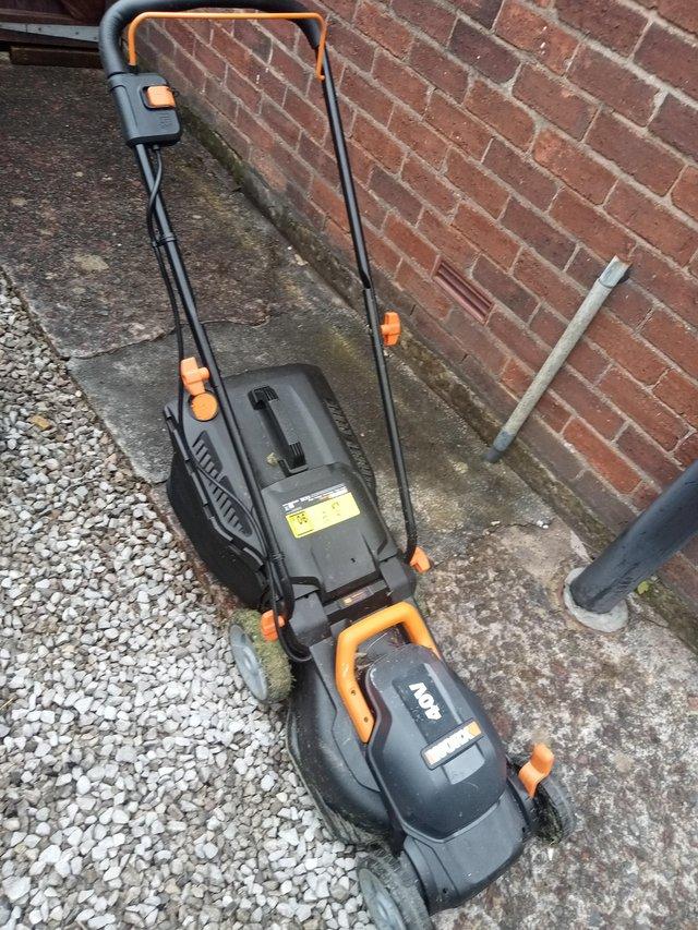 Preview of the first image of Worx 40 volt cordless mower+ strimmer.