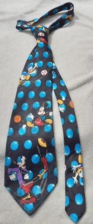 Image 1 of Disney Mickey Mouse, Donald Duck & Goofy Playing Sport Tie