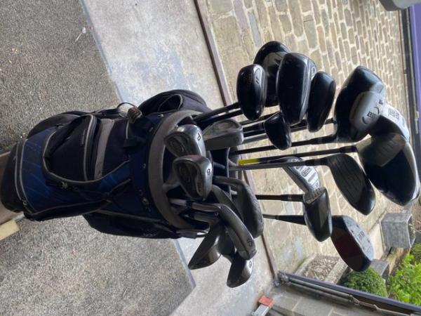 Image 1 of golf clubs c/w bag ideal for beginner now spring is nearly h