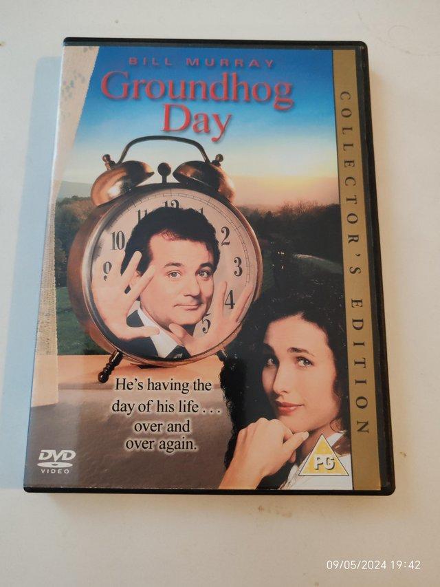 Preview of the first image of Ground hog day dvd bill murray classic film.