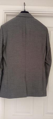Image 2 of Mens NEXT slim fit 34R grey suit jacket