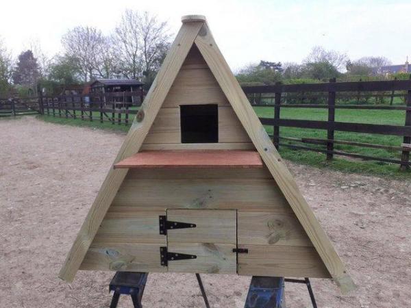 Image 1 of Hand Built Outdoor Barn owl nest box