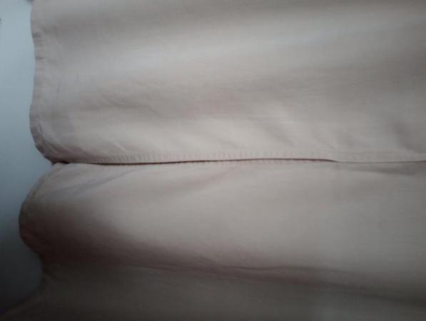 Image 1 of M & S Plus Size Linen Look Cream Skirt