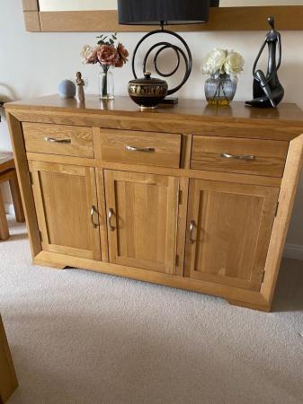 Image 1 of Oak Furniture Land side board