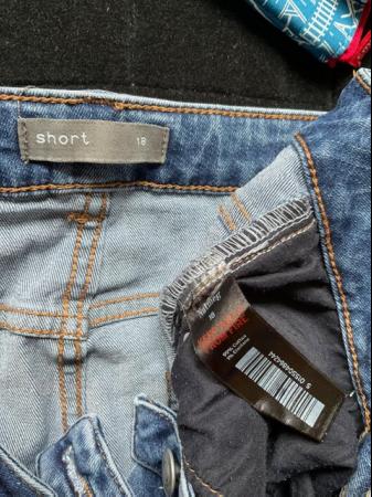 Image 3 of SOLD Ladies size 18 Denim blue Shorts