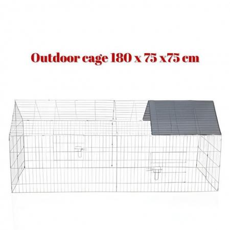 Image 2 of FULL Rodent Equipment: 2 x Cage + outdoor cage + cage stand