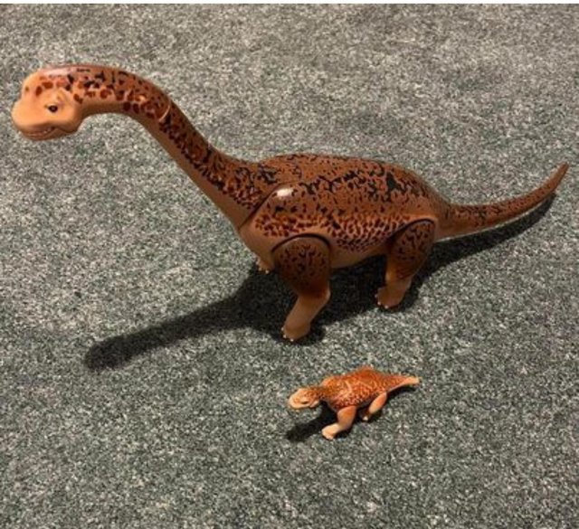 Preview of the first image of Playmobil dinosaur figures.