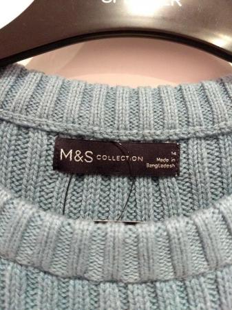 Image 4 of New Marks and Spencer M&S Collection Short Sleeved Jumper 14