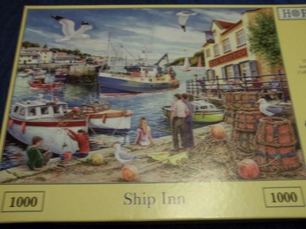 Image 1 of SHIP INN  House of Puzzles 1000 piece jigsaw puzzle