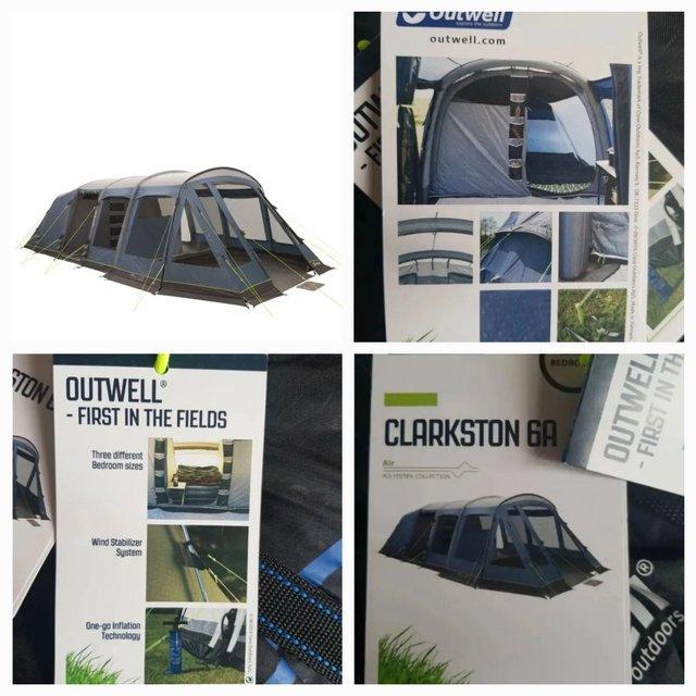 Preview of the first image of 6 Man Air Tent Outwell Excellent Condition.