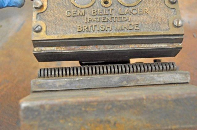 Image 10 of Vintage Gem Belt Lacer tool for joining leather belts