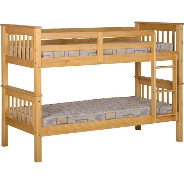 Preview of the first image of NEPTUNE BUNK BED IN NATURAL PINE FRAME ONLY.