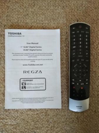 Image 2 of Toshiba 37" television 37SL863, remote and WLAN adapter