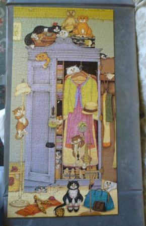 Image 2 of Cats at Large - 3 x 1000 piece Limited Edition Jigsaws