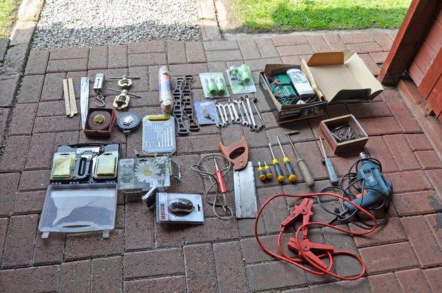 Image 1 of Mixed job lot tools household  etc