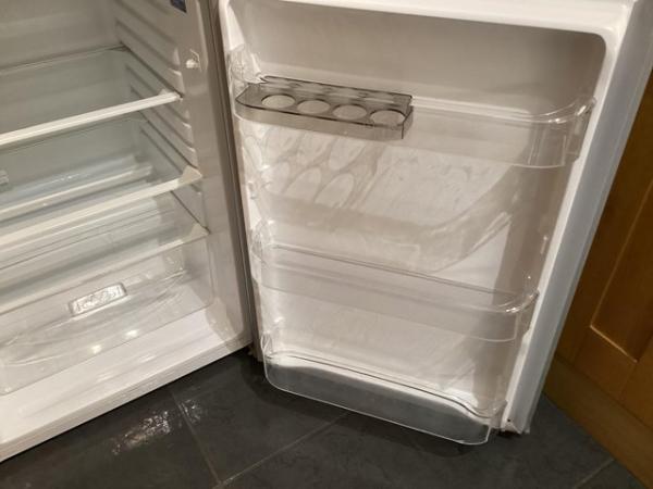 Image 2 of Silver under counter indesit fridge