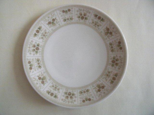 Preview of the first image of Vintage 1970s Royal Doulton Samarra TC 1039 5" China saucer..
