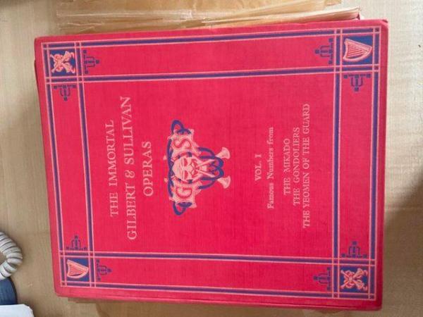 Image 2 of Gilbert & Sullivan opera books -vintage