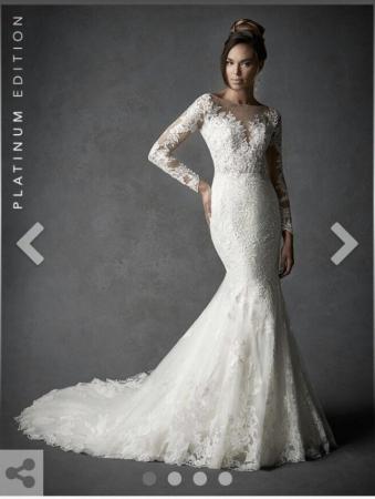 Image 3 of Platinum Edition Mermaid Wedding Dress