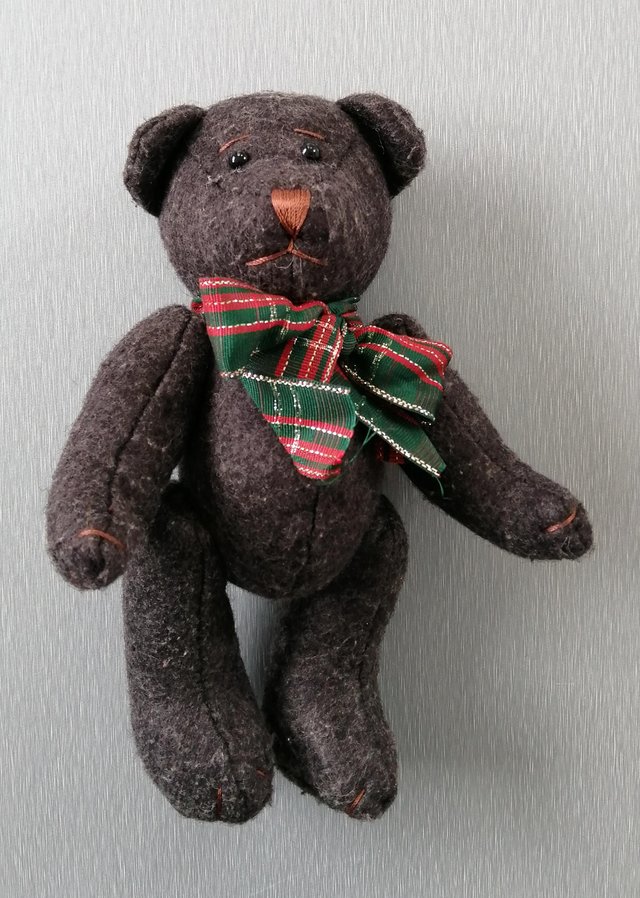 Preview of the first image of A Dark Grey Boyds Collector Bear.The Archives Series..