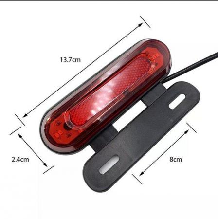 Image 3 of Led 12v stop light tail light signal dlr light for bicycles