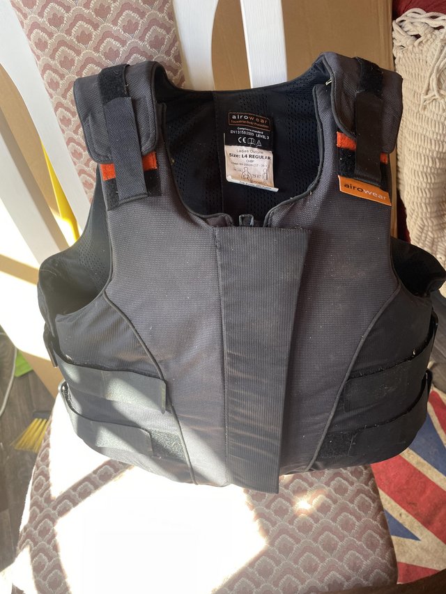 Preview of the first image of Equestrian Body protector black.
