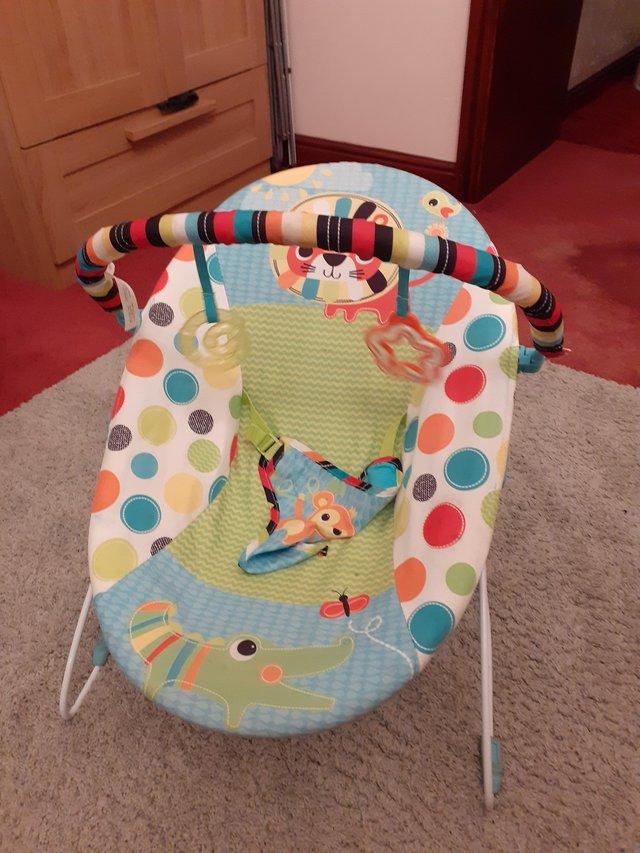 Preview of the first image of Secondhand Baby Bouncer for sale.