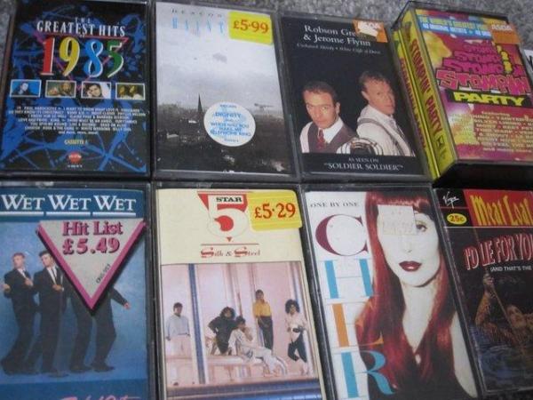 Image 3 of CASSETTE TAPES FROM THE 80'S AND 90'S bundle 1
