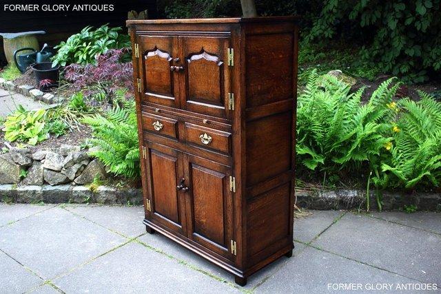 Image 41 of A TITCHMARSH AND GOODWIN OAK WINE CUPBOARD DRINKS CABINET