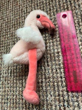 Image 3 of Cute Flamingo Beanie Baby Cuddly toy