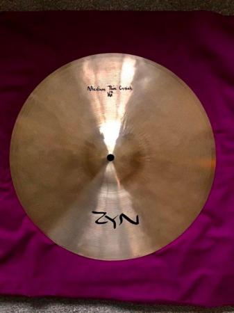 Image 3 of Set of Zyn drum cymbal’s with a hi-hat tambourine