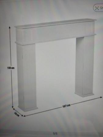 Image 1 of Fire surround for sale white