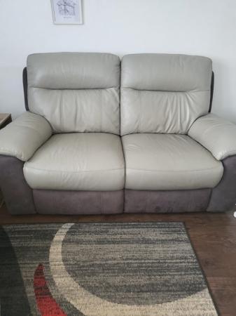 Image 2 of 2 two seater leather sofas