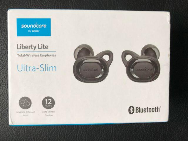 Preview of the first image of SoundCore Liberty Lite Slim Wireless Bluetooth Earphones.