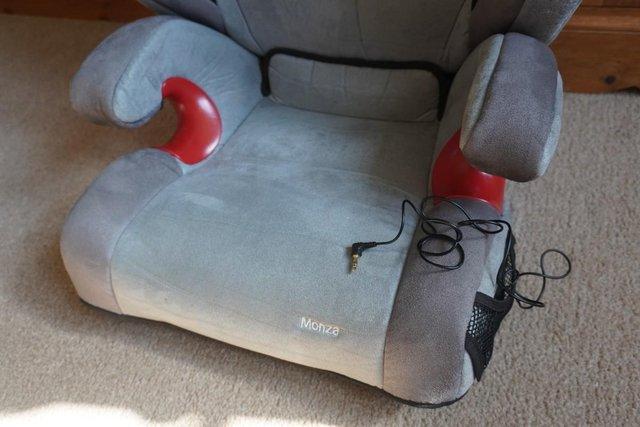 Image 2 of RICARDO MONZA Child's car seat with built in speakers.New