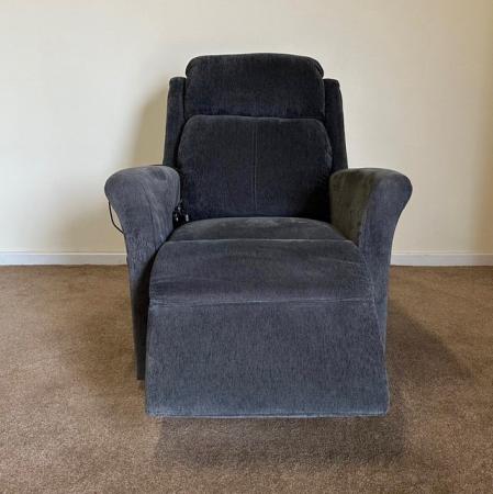 Image 12 of ELECTRIC RISER RECLINER DUAL MOTOR CHAIR GREY ~ CAN DELIVER